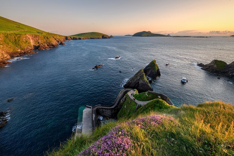Dunquin Pier Sunset Dingle County Kerry